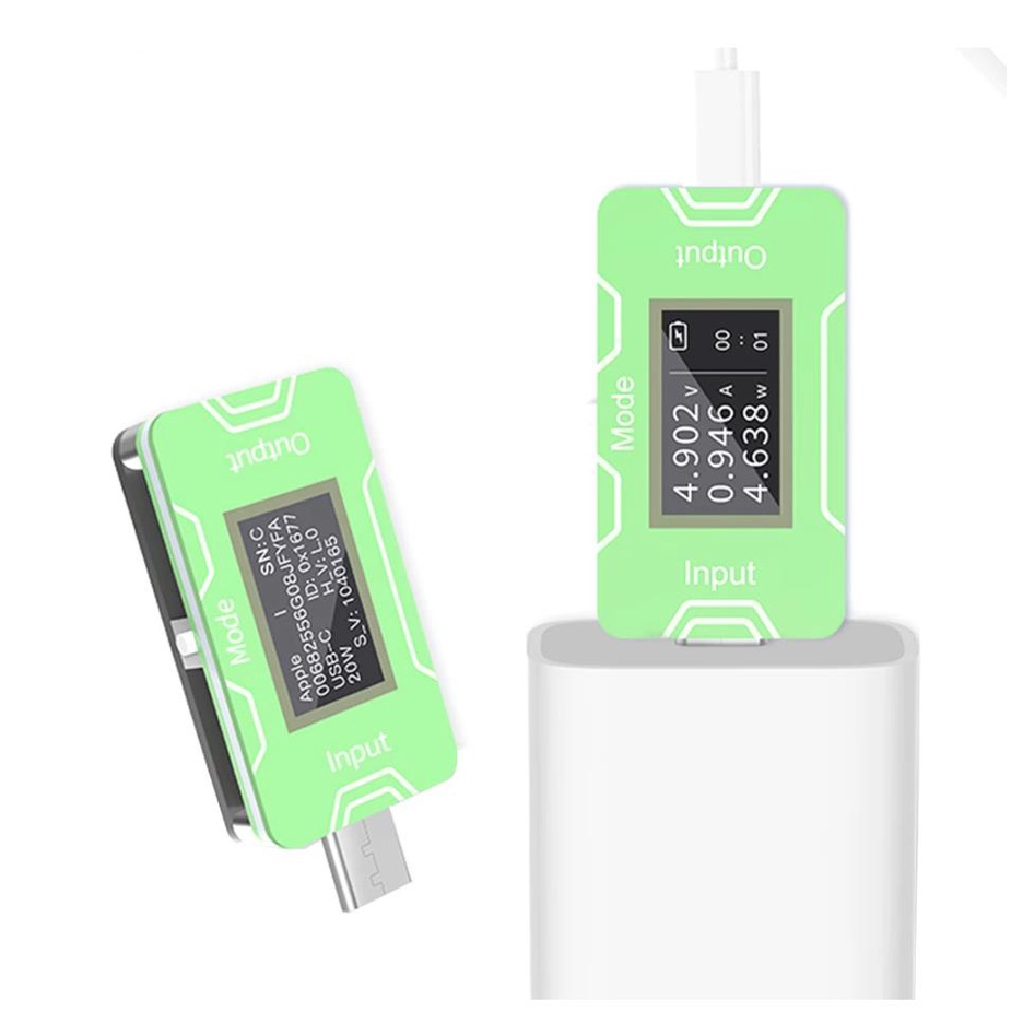 JC JCIDCT02 USB Tester Digital Charger Detector Accurately OLED Screen