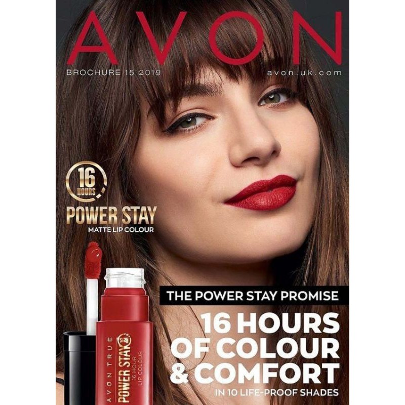 Avon Power Stay 16-Hour Liquid Lip Colour Stay Put Sangria, Make Up