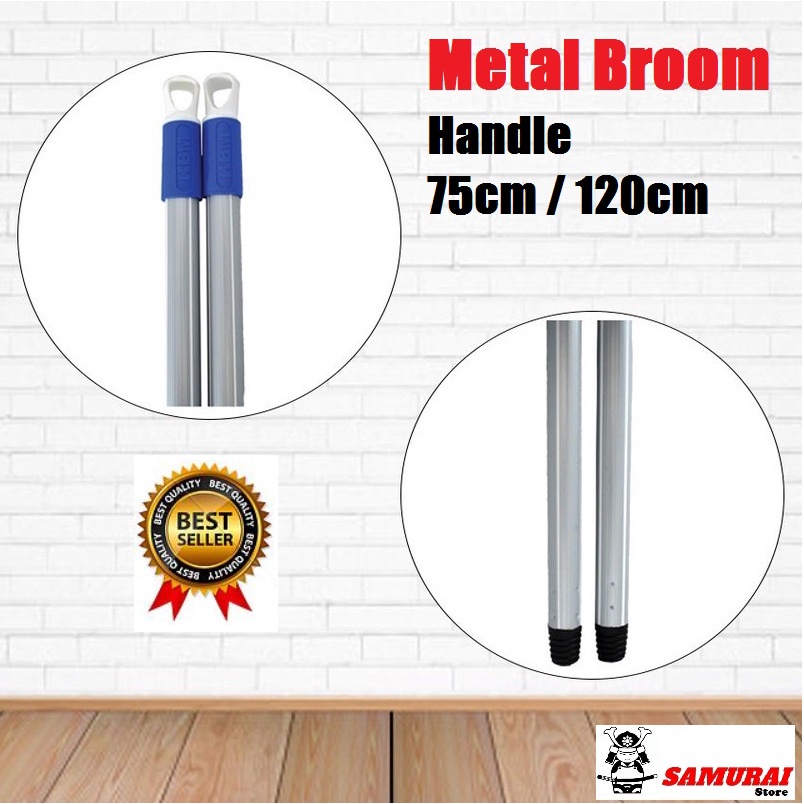75cm/120cm Metal Broom Handle/ 2.5ft 4ft Wooden Broom Handle / Batang
