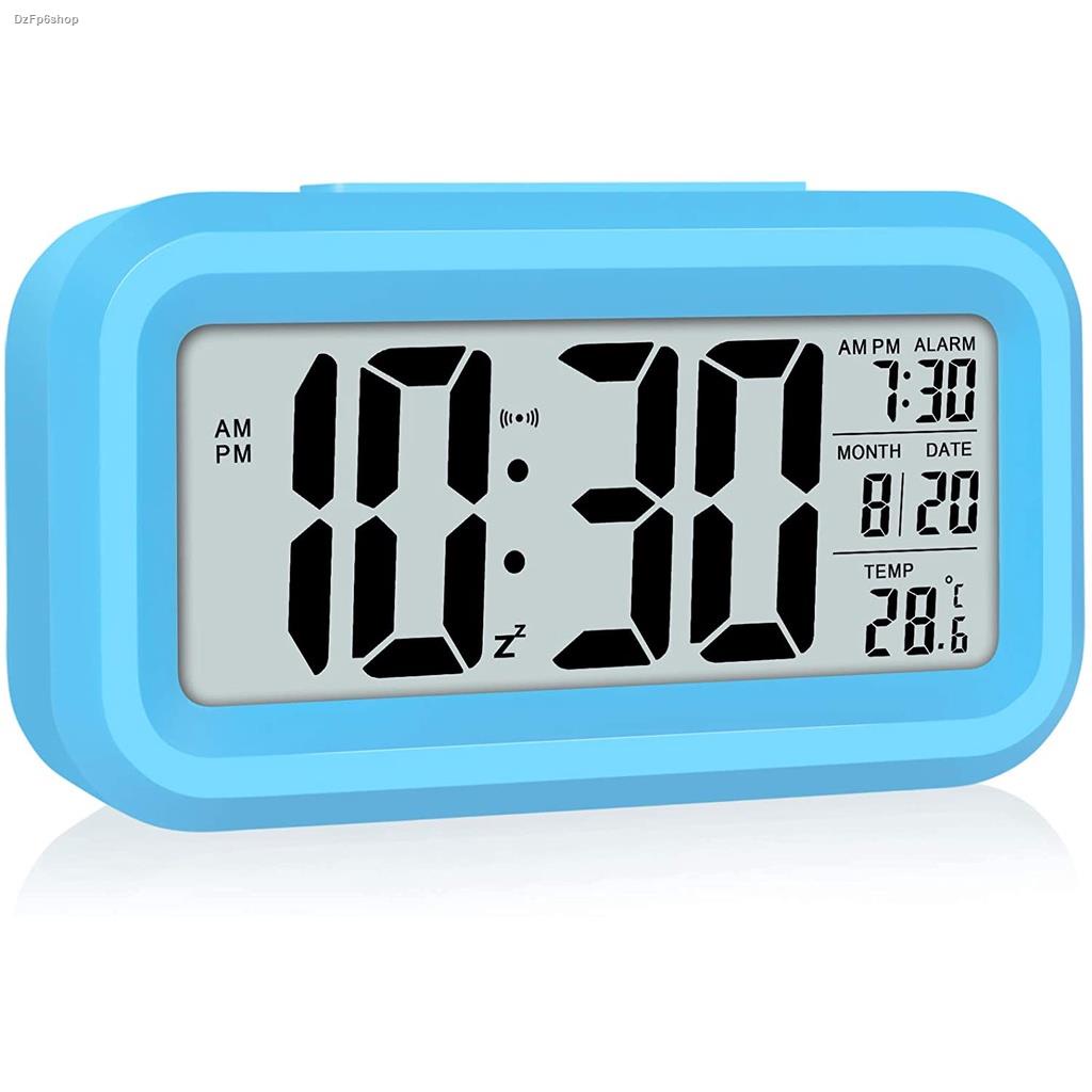 Digital Alarm Clock,Battery Operated Small Desk Clocks,with Date,Indoor