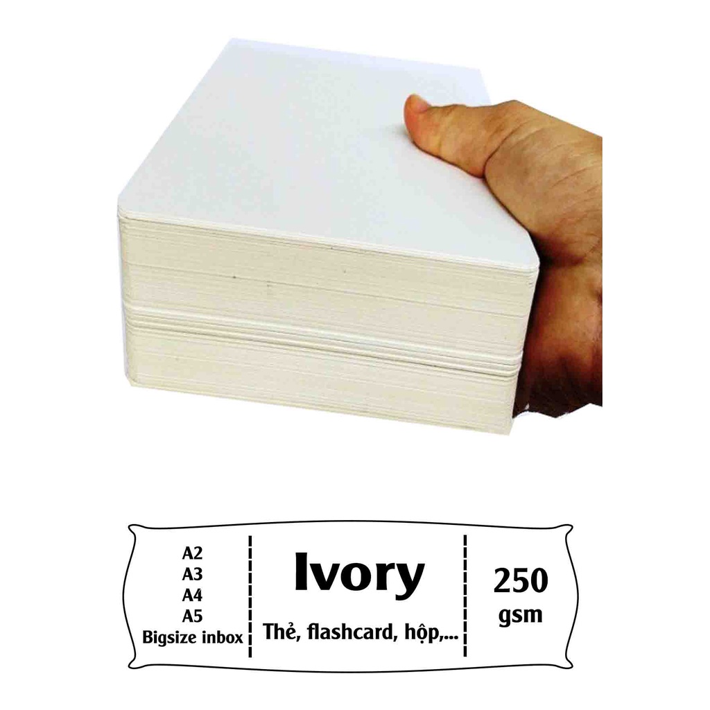(Cut KT required) Ivory paper 250gsm a2 a3 a4 a5 a6 to make flashcards ...