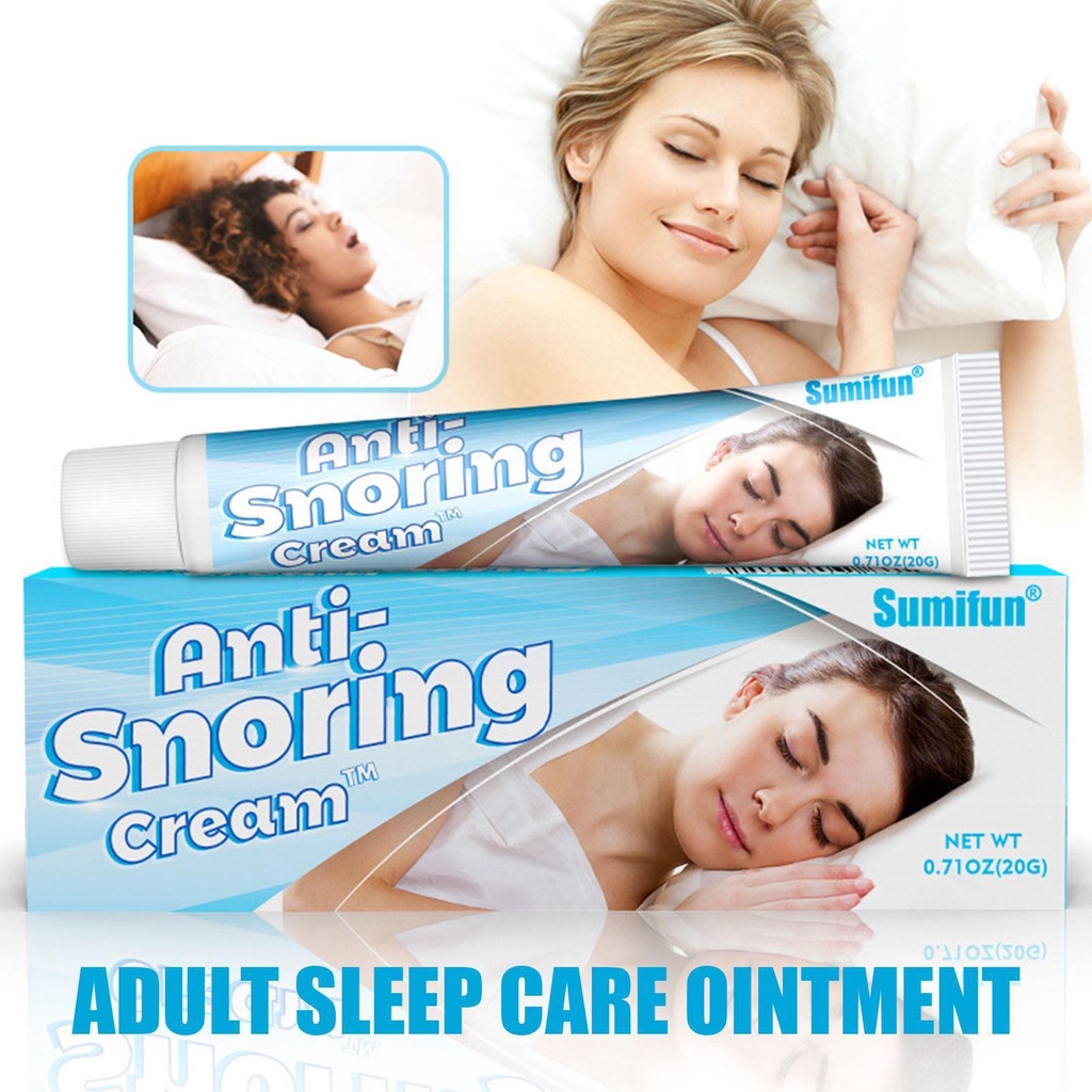 Anti Snoring Cream Herbal Extracts Soothe Nerves Clear Airway Improve