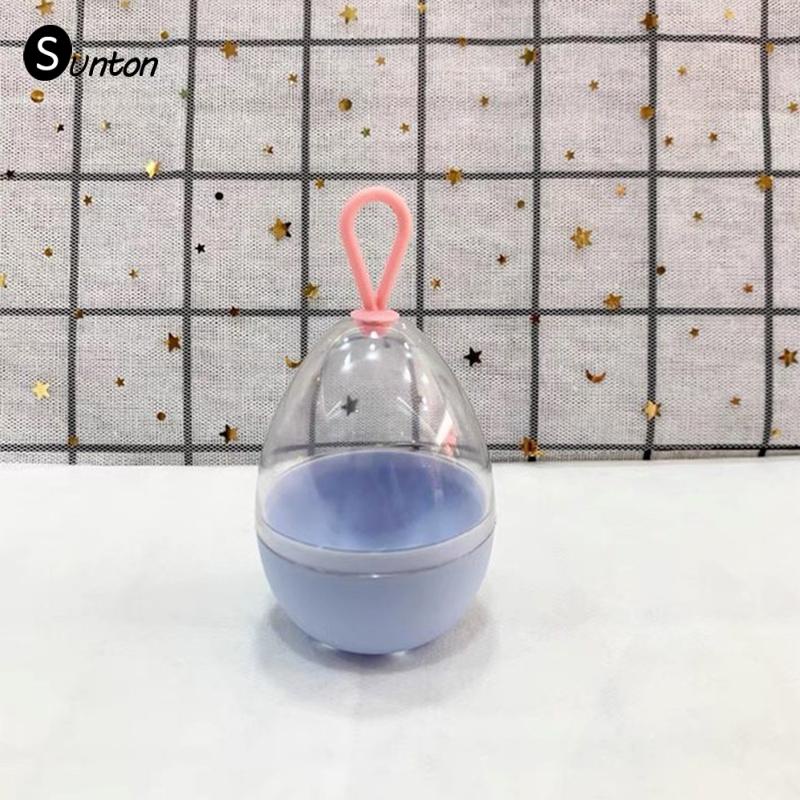 Makeup Sponge Storage Case Dust Cover Oval Eggshell Makeup Tool