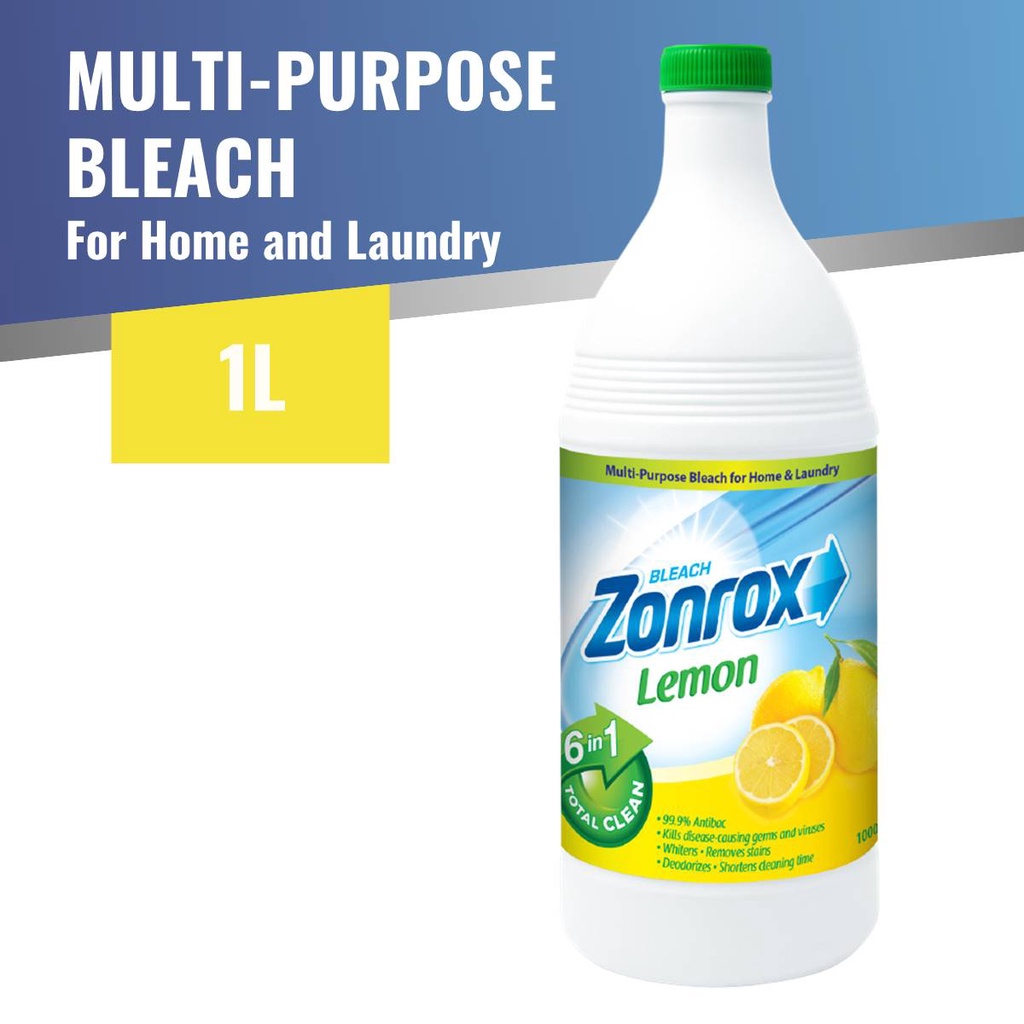 Zonrox Bleach Lemon 1 Liter | Shopee Philippines