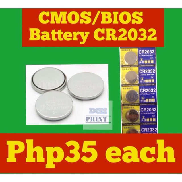 thumbnail interactive-video image 1 of CR2032 CMOS BIOS Backup Battery For Fujitsu Siemens PA2548 – Replacement For Error 0250, 0251, 0260, 0270 – New 1 of 6