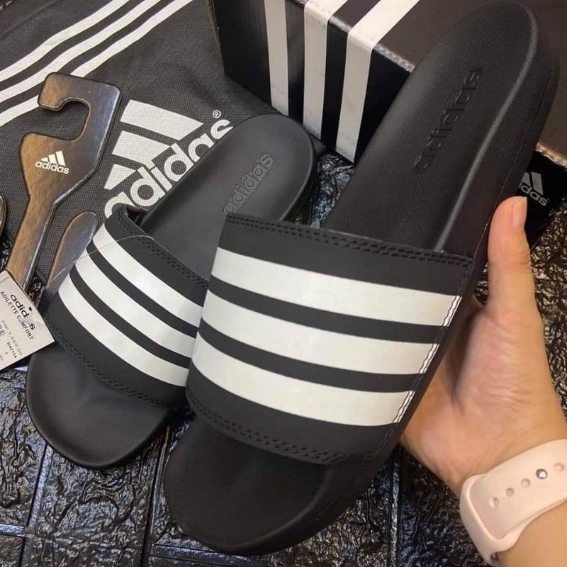 adidas Adilette Comfort Slides Mens and Womens Shopee Philippines