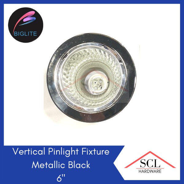 BIGLITE Round Vertical Pinlight Fixture E27 4