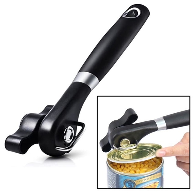 3-In-1 Stainless Steel Manual Can Openers Cordless Tin Opener Bottle Opener