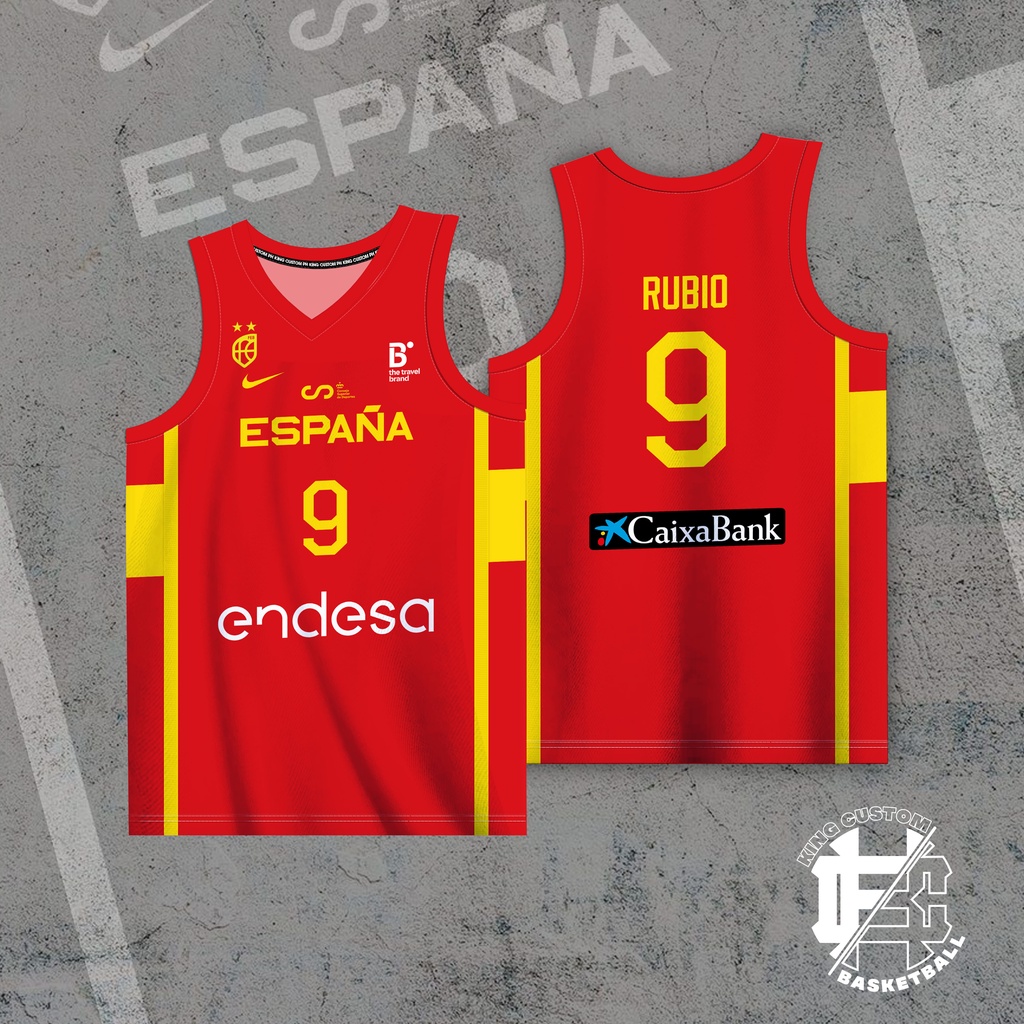 SPAIN BASKETBALL FULL SUBLIMATION JERSEY