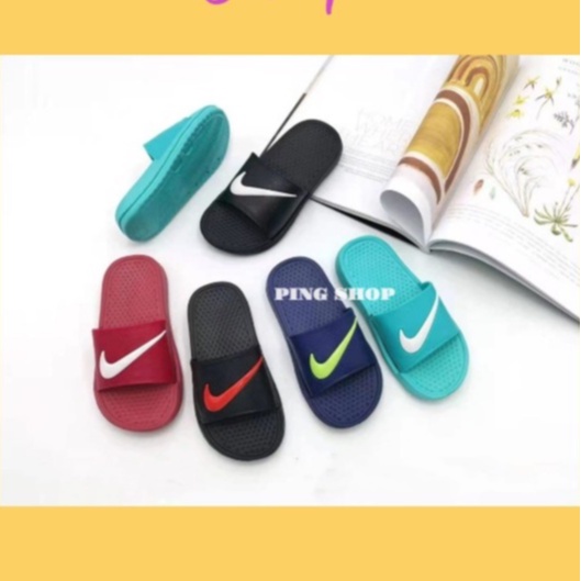 Kids on sale nike slippers