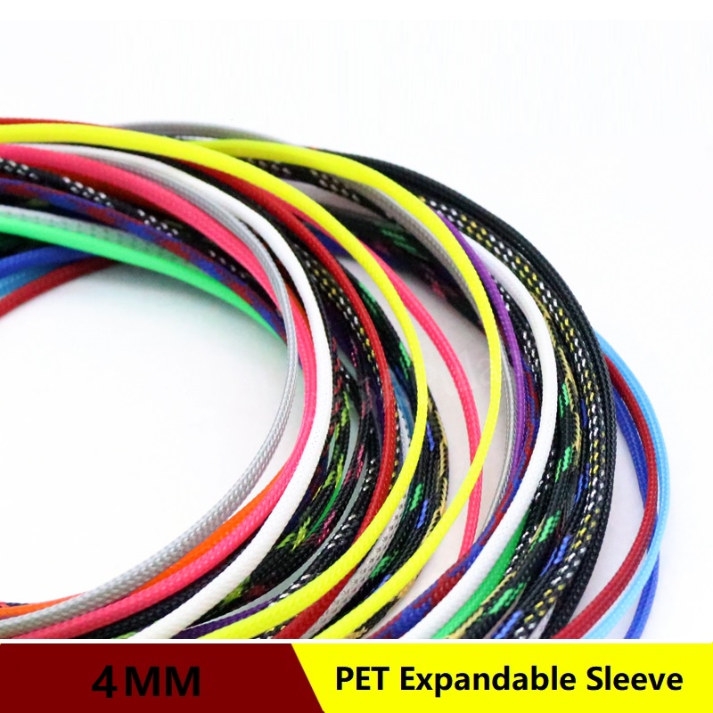 Cable Harness Protection Expandable Braided Pet Cable Sleeve - China Pet  Cable Sleeve, Pet Expandable Sleeve