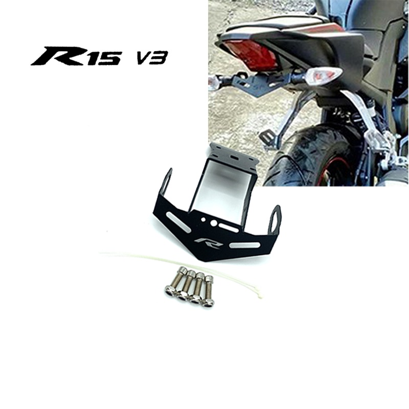 REALZIONMOTOR For R15 V3 R15V3 Tail Tidy License Number Plate Frame