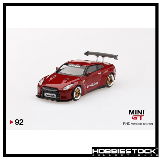 GT Pandem GTR Lava Red 92（Mini GT 92 Pandem Nissan GT-R