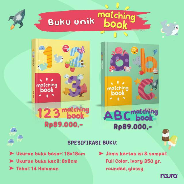 123 ABC Matching BOOK | Shopee Philippines