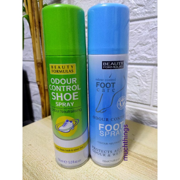 Beauty Formulas Odour Control Foot Spray 150ml Shopee Philippines