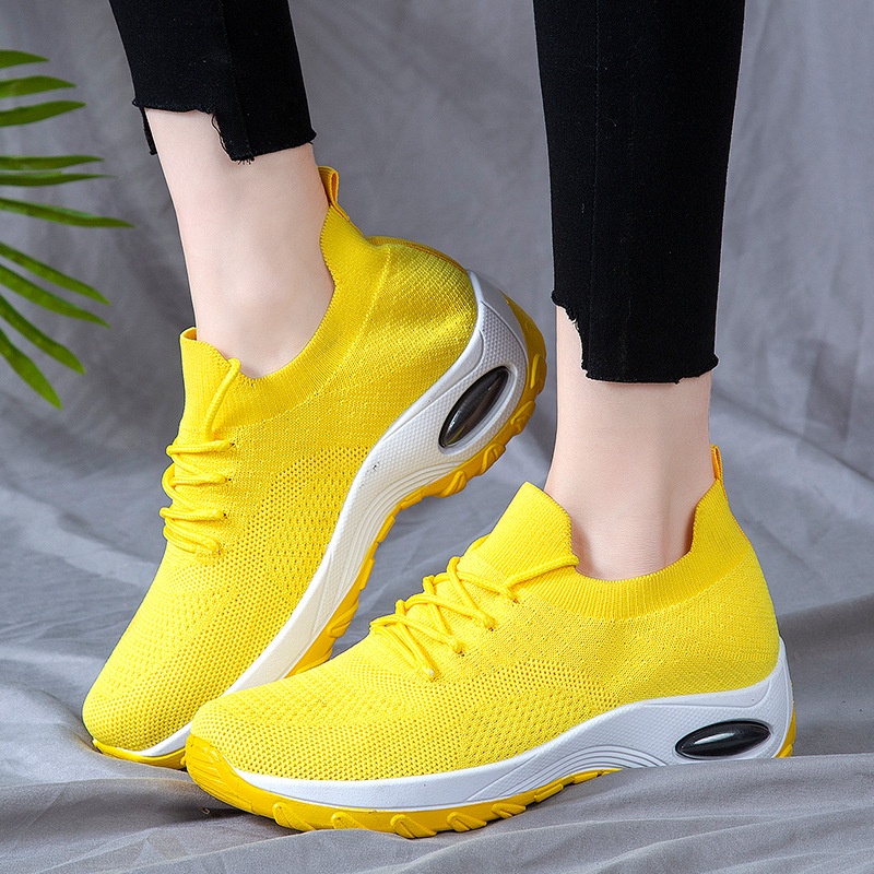 Ladies clearance yellow shoes