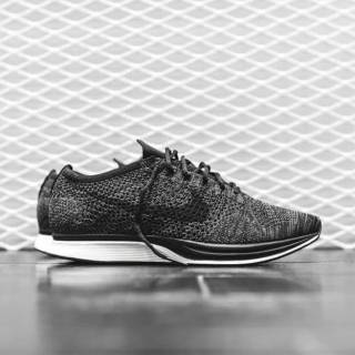 Nike flyknit racer shop blackout for sale