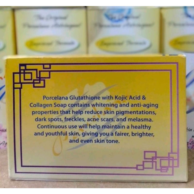 porcelana glutathione soap ORIGINAL PORCELANA GLUTATHIONE W/ KOJIC ACID & COLLAGEN
