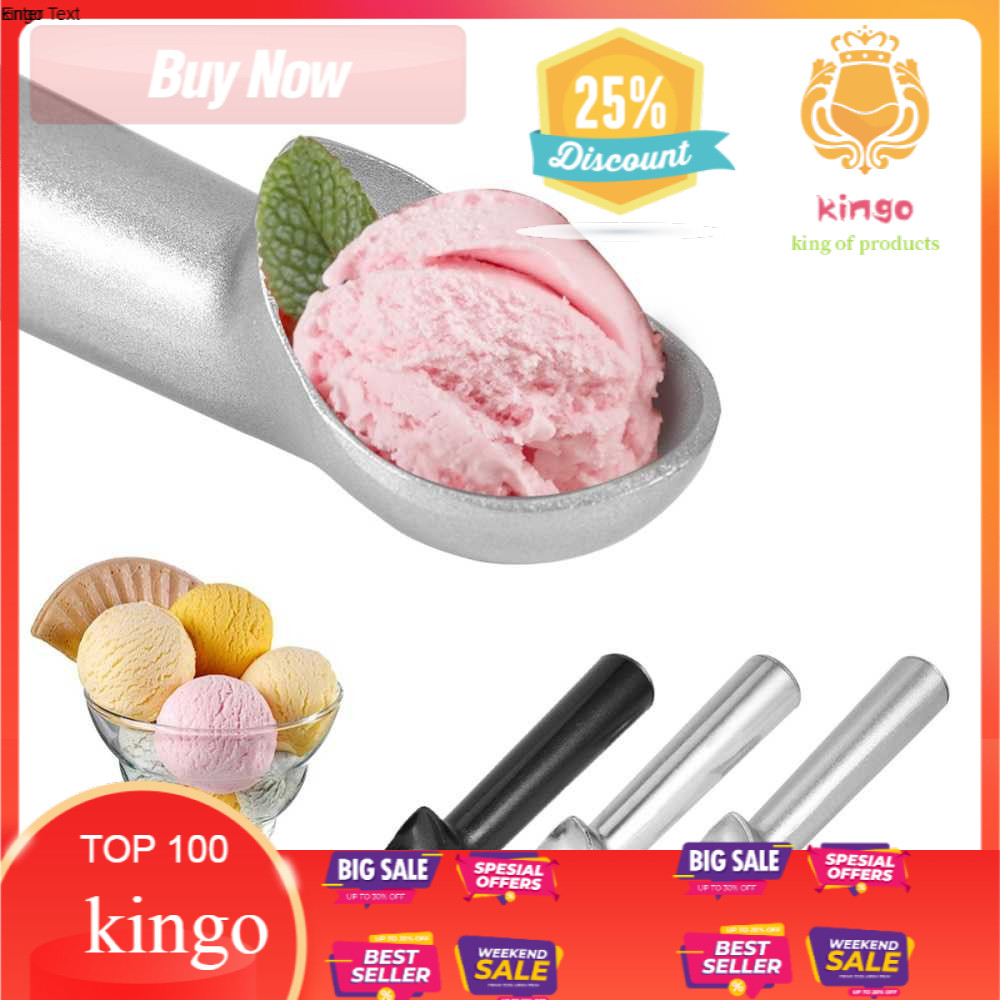 Spoon Measuring Ice Cream Anti Freeze Ice Cream Scoop Spoon Shopee