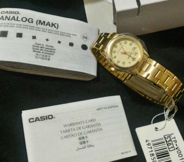 Casio analog mak d6 new arrivals