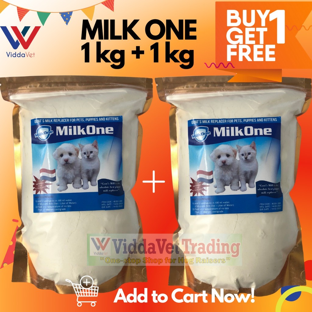 BUY 1 TAKE 1 PROMO Milk One Goat's Milk for Pets 1 kg 1 kg dog milk cat