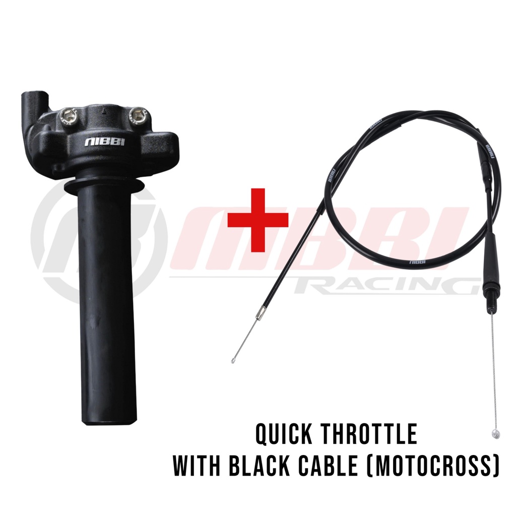 Nibbi Racing Quick Throttle With Throttle cable and Handle Grip