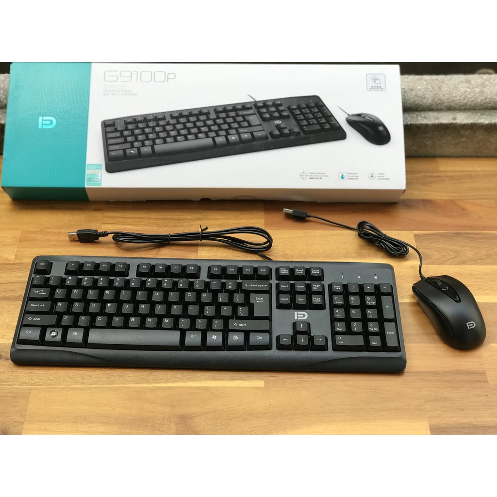 Forter G9100P wired keyboard + mouse set - Genuine | Shopee Philippines