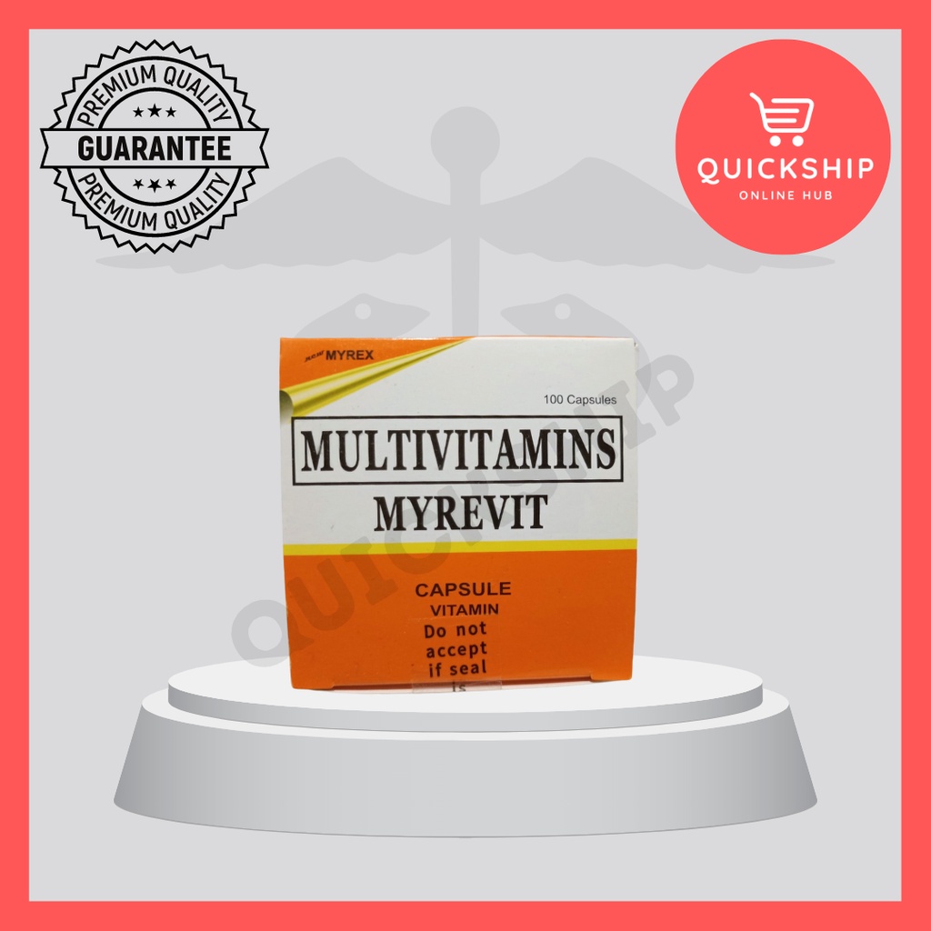 MYREVIT MULTIVITAMINS CAPSULE 100 PIECES / BOX GENERIC OF ENERVON ...