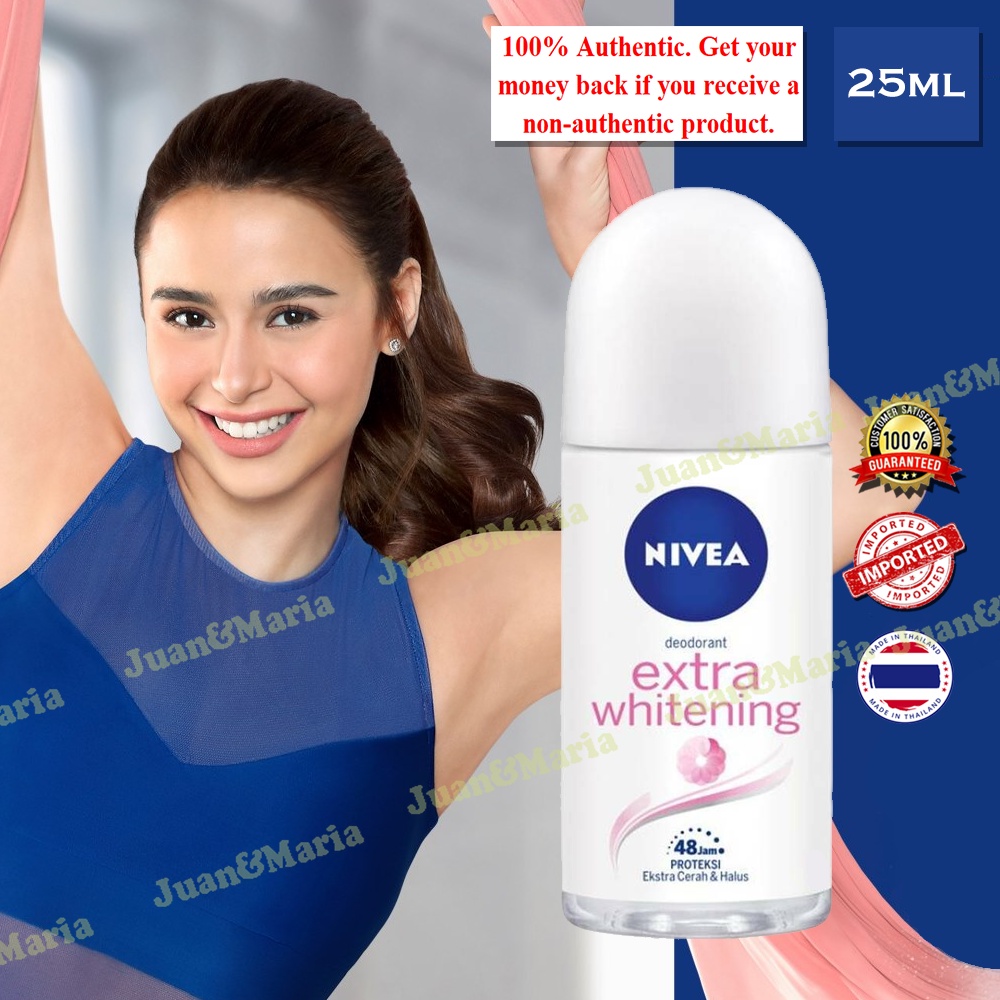 NIVEA EXTRA WHITENING PORE MINIMIZER ANTIPERSPIRANT DEODORANT ROLLON