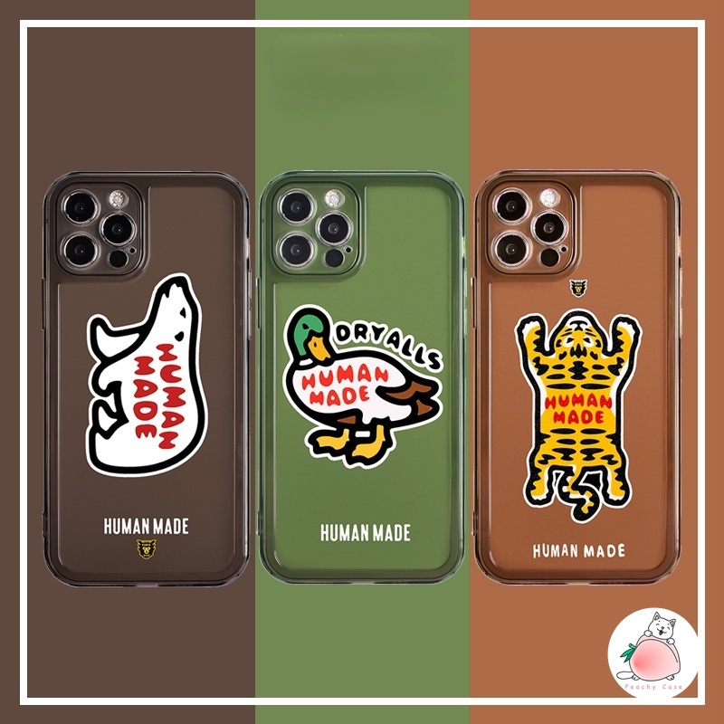 Human Made Bear Duck Tiger Phone Case for iPhone 14 13 12 11