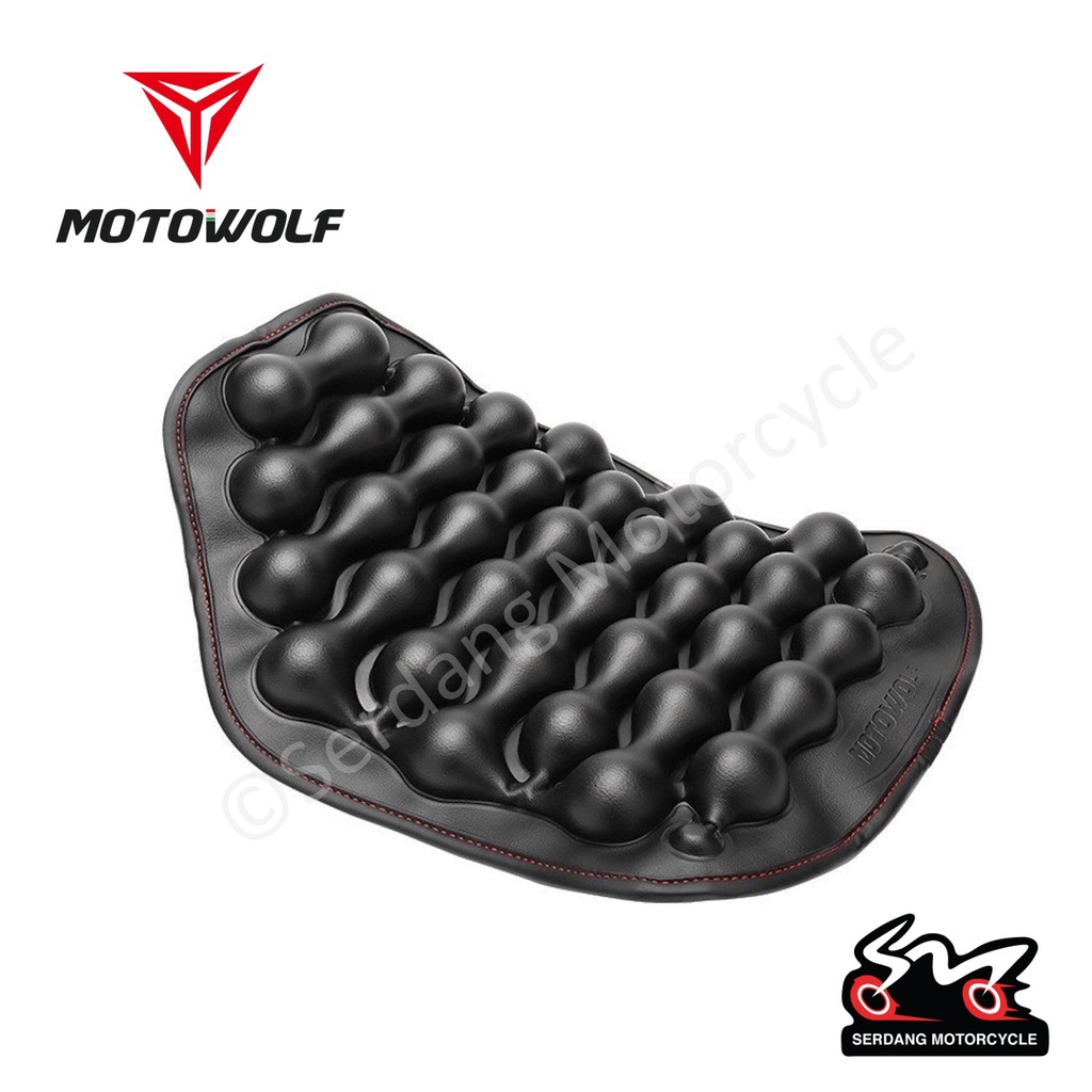 Motowolf MDL3601 Air Cushion Motorcycle Seat Kusyen Motossikal Ergonomic Seating Airbag Shopee