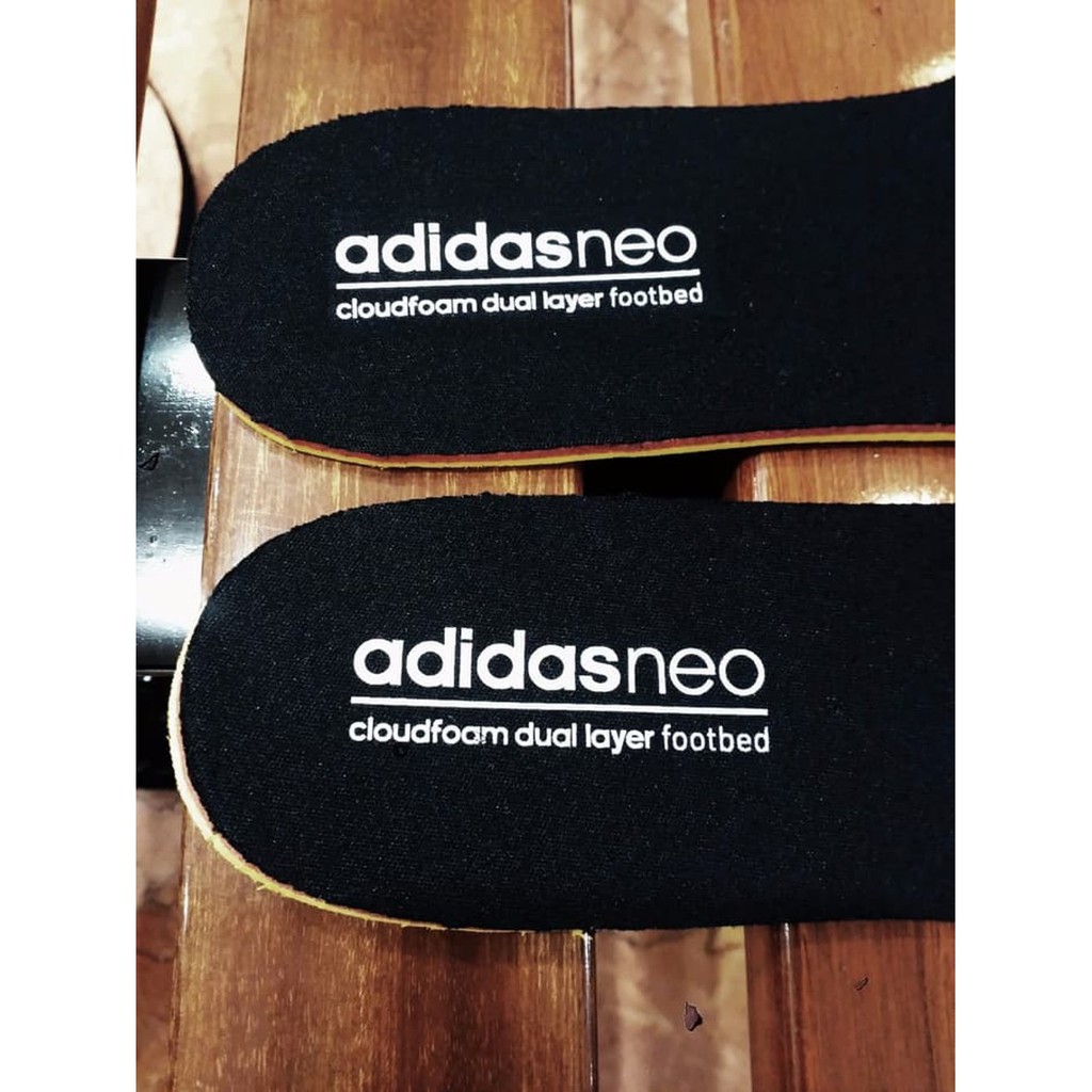 Adidas cloudfoam dual layer footbed sale