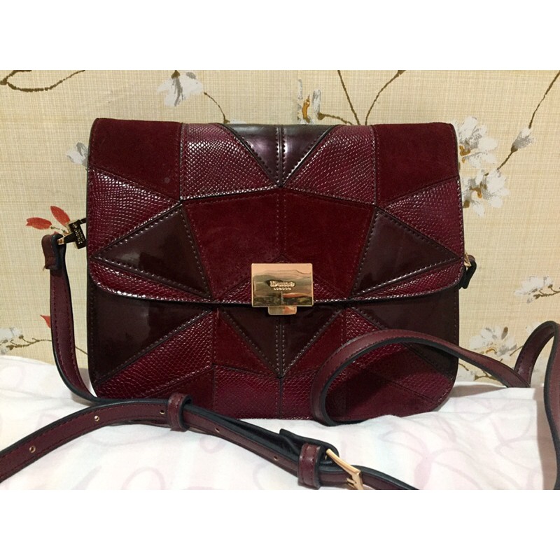 Dune clearance maroon bag