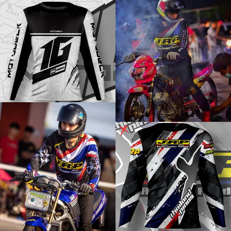 RIDERS MOTORCYCLE LONGSLEEVES (JRP/1G MOTODECK) FULL SUBLIMATION ...
