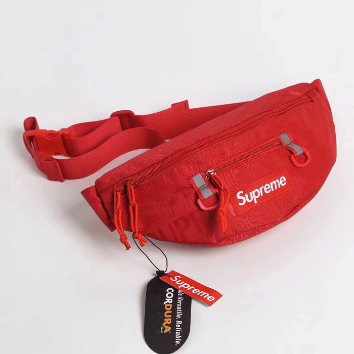 NEW Supreme SS19 Waist Bag - Red