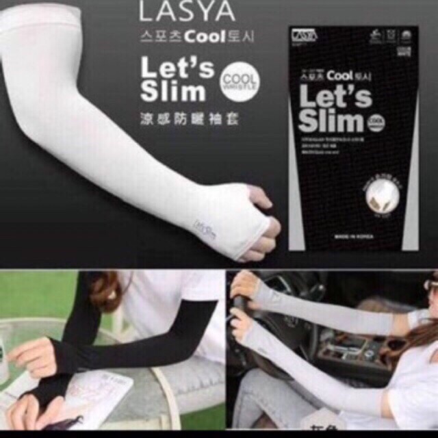 Let's slim Arms sleeve skin Cool and protected 2pcs pairs