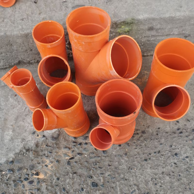 Good Quality Thick Sanitary Pvc Orange Wye X X X X X X