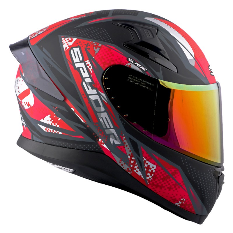 Spyder cheap helmet red