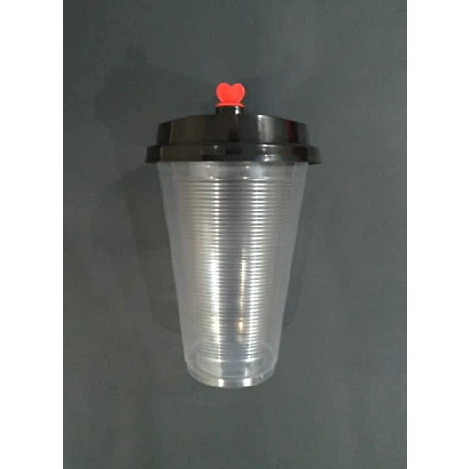 Authentic availablePlastic Cups / Milk Tea Cups Ripple Cup 16 oz with