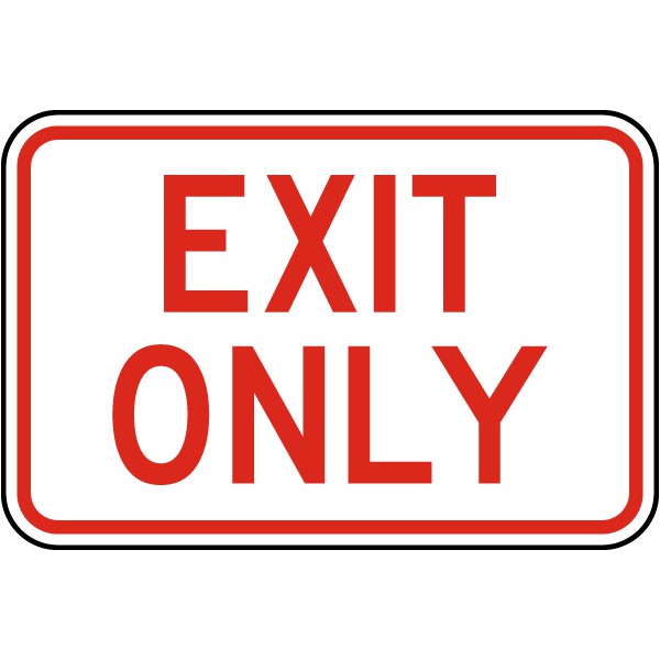 Entrance Exit Signages (Laminated A4 Size) | Shopee Philippines