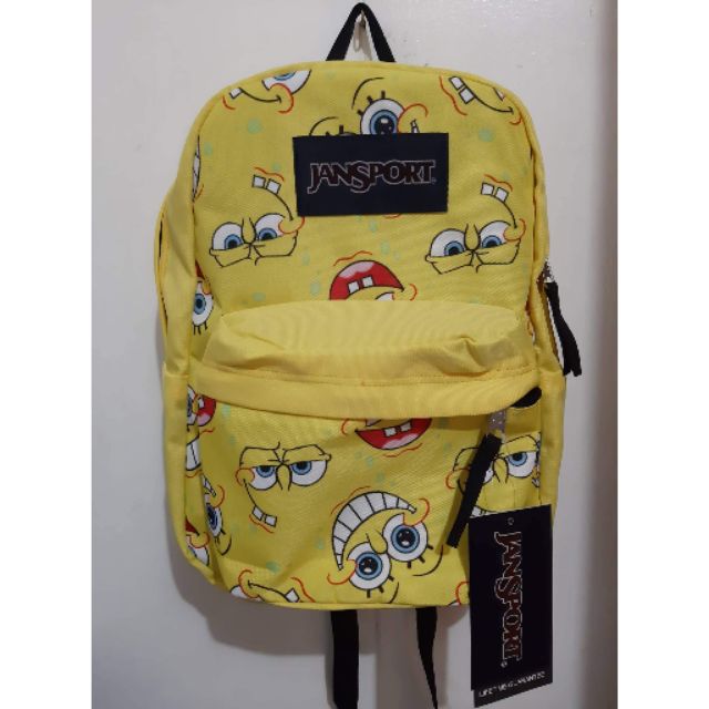 Jansport Backpack Spongebob Student Sports Backpack Shopee