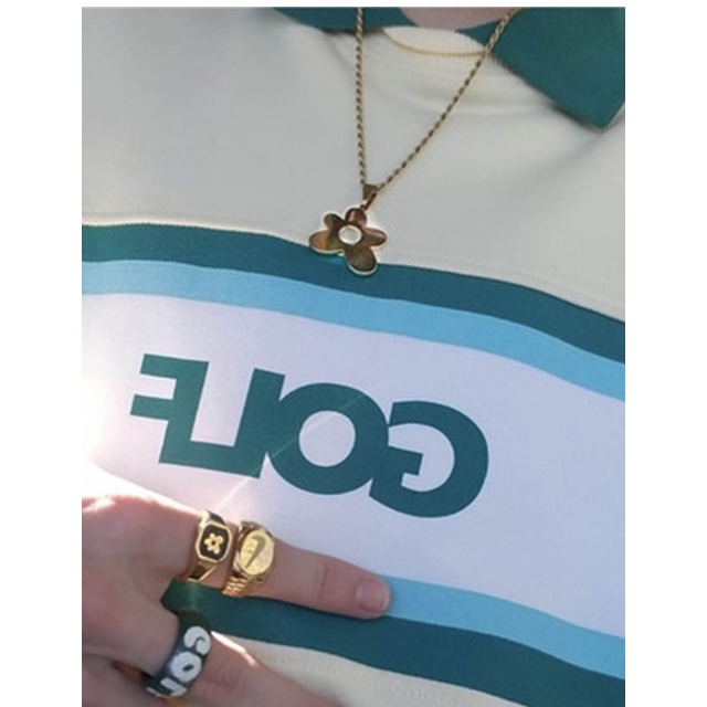 golf wang 18k necklace flower xxtraarmor.com