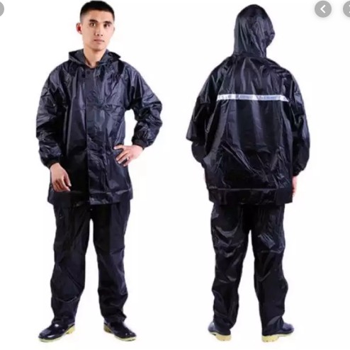 Outdoor Raincoat Jacket Pants Set Rain Gear Adult Rain Coat for Men and Women Shopee Philippines