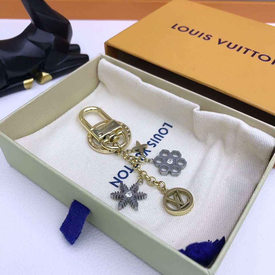 LOUIS VUITTON Louis Vuitton Official Website M80240 Lv Snowflakes Bag  Accessories With Keychain.