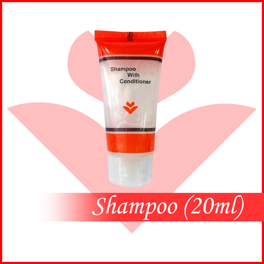 Shampoo with Conditioner Tube 20ml AirBnb Staycation Resort Hotel (10pcs) Shopee Philippines