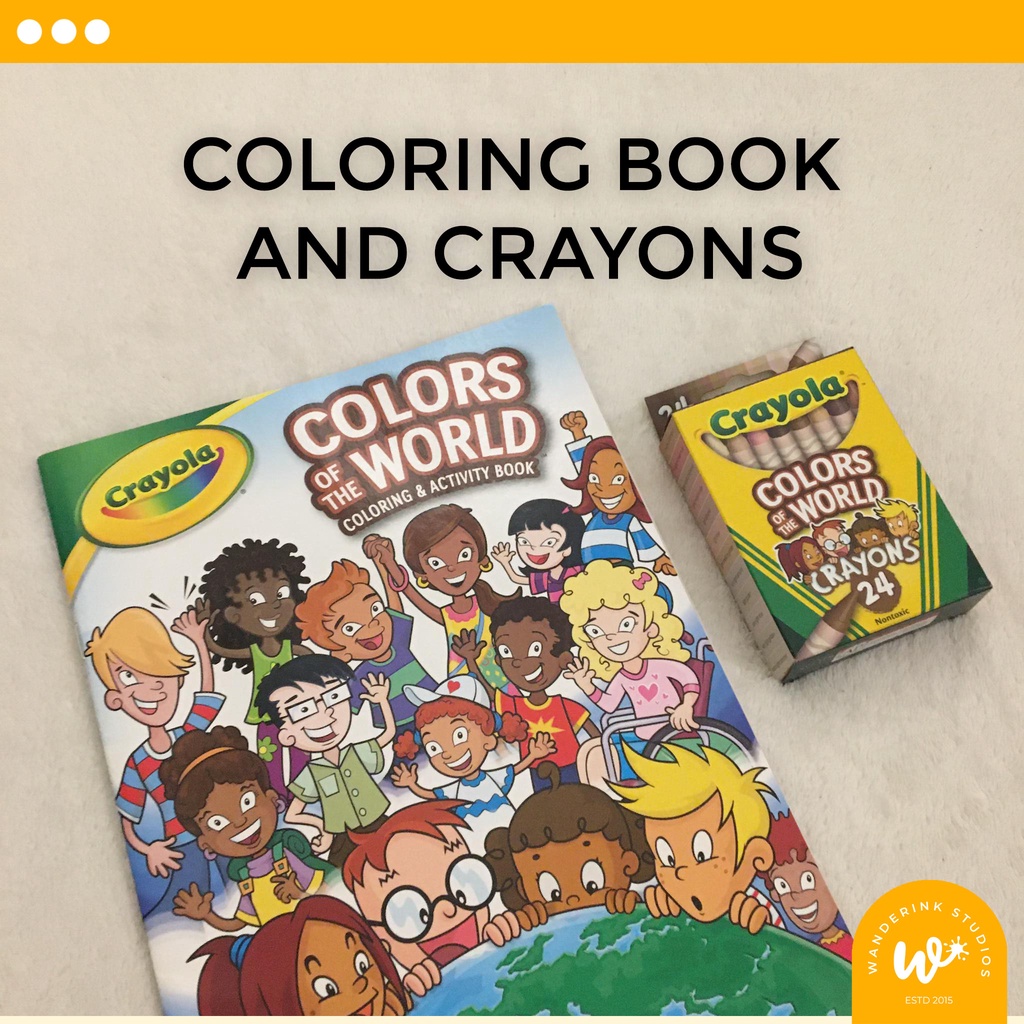 Crayola Colors of the World and Coloring Book 48 pages 24 Skin Tone ...