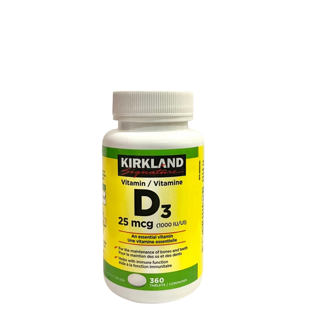 Kirkland Vitamin D3 25mcg (1000 IU/UI) Shopee Philippines