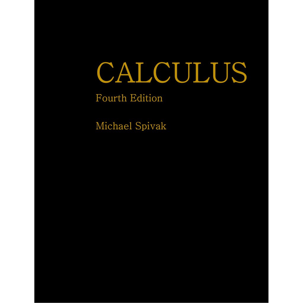 Calculus 4th Edition By Michael Spivak (PRE-ORDER) | Shopee Philippines