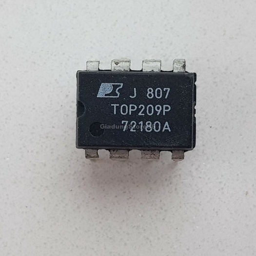 Circuito Integrato TOP209PN (TOP209P) - Controller Alimentatore Switching Flyback - DIP-8