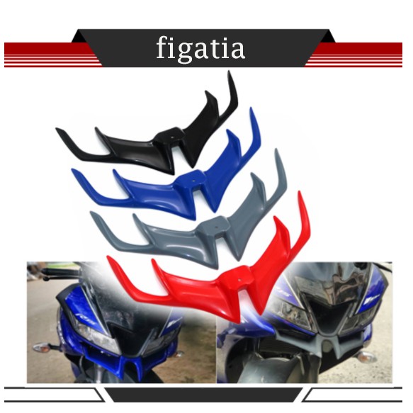 Front Fairing Aerodynamic Winglets For R15 2017 2018 | Shopee Philippines